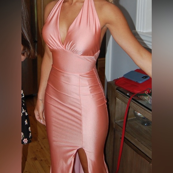 Dresses & Skirts - pink jessica angel prom dress